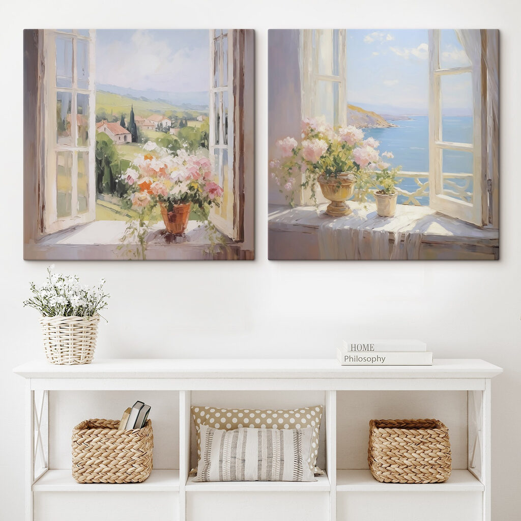 Flores junto às janelas — interior 2