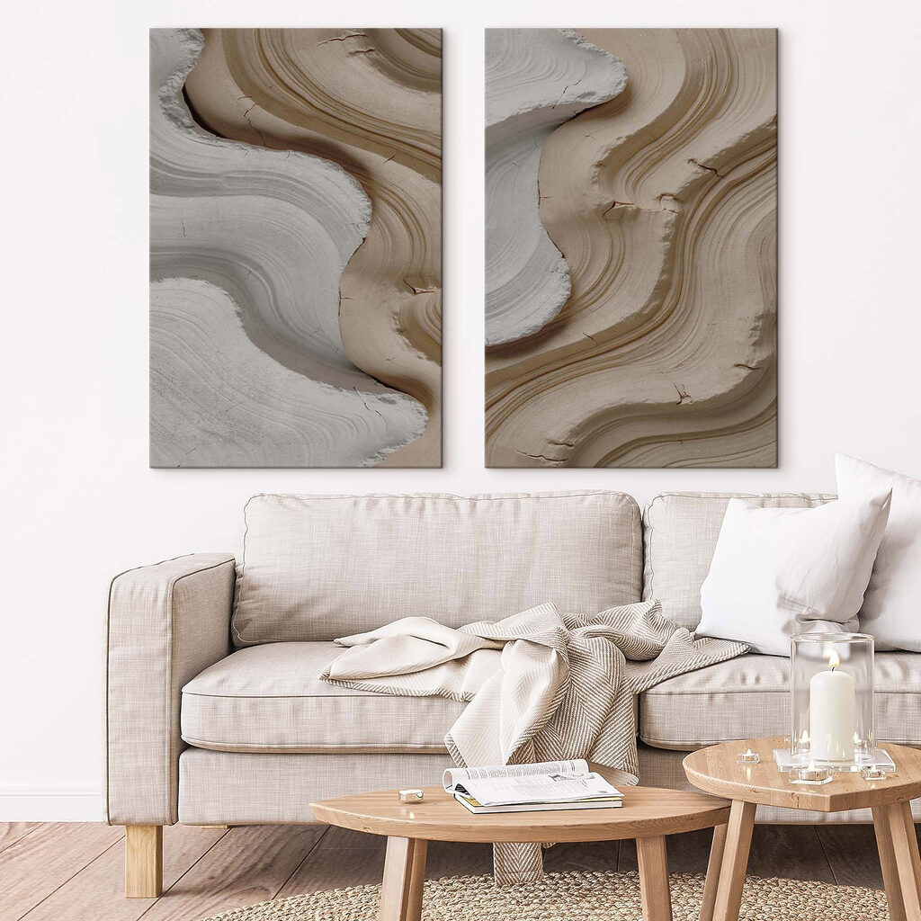 Curvas fluidas terrosas — interior 1
