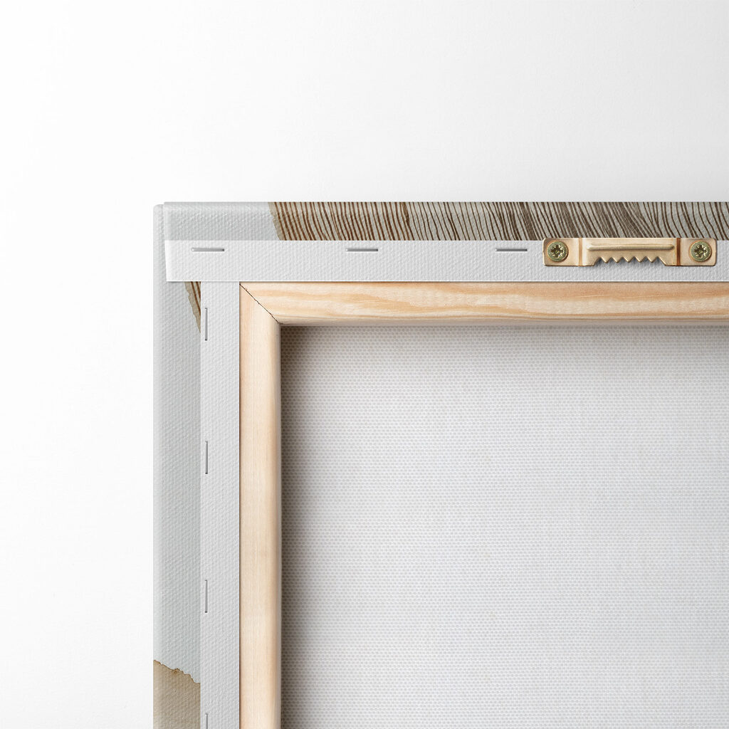 Abstrato em tons neutros — verso