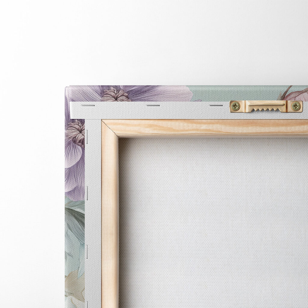 Aves entre flores — verso