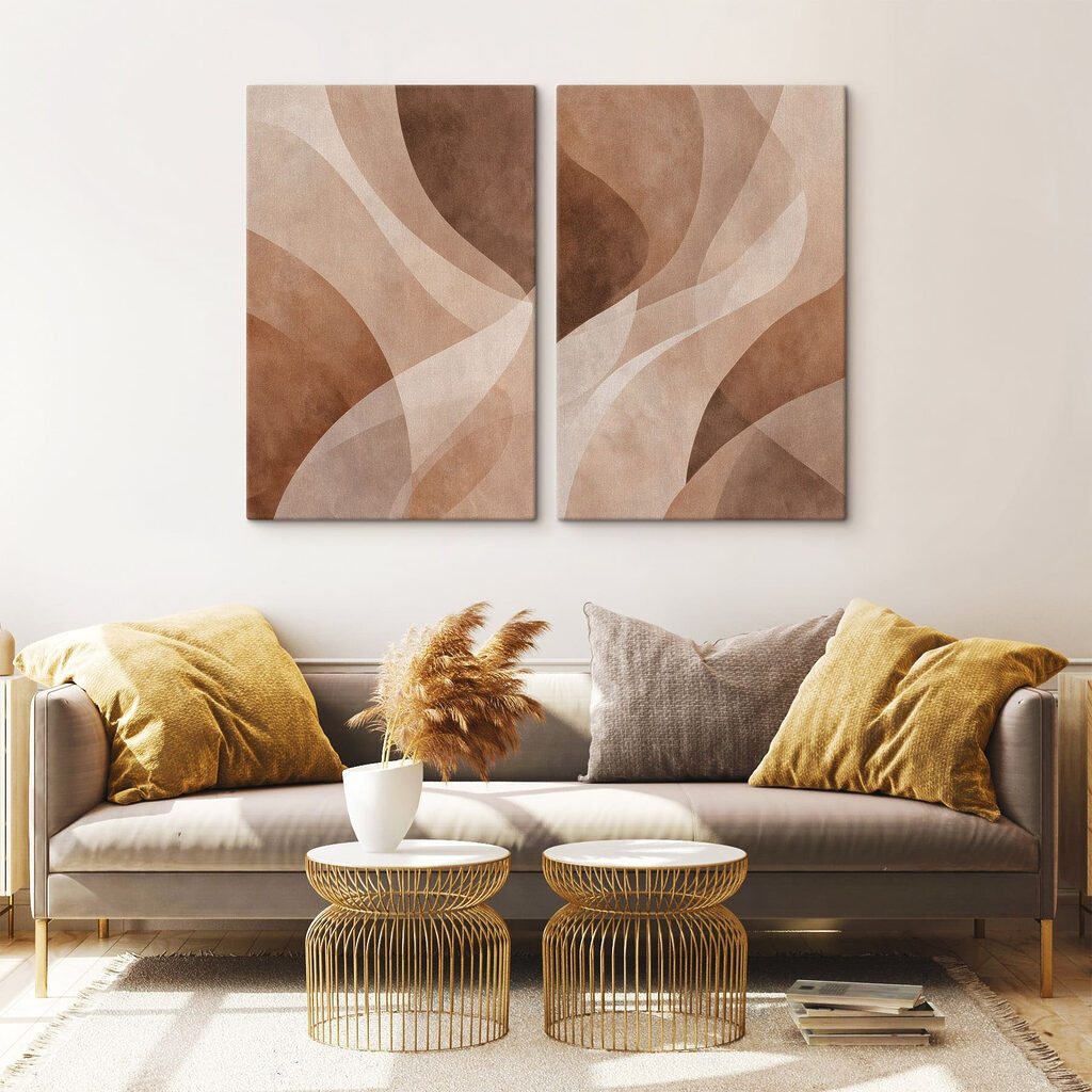 Fitas em tons terra — interior 2