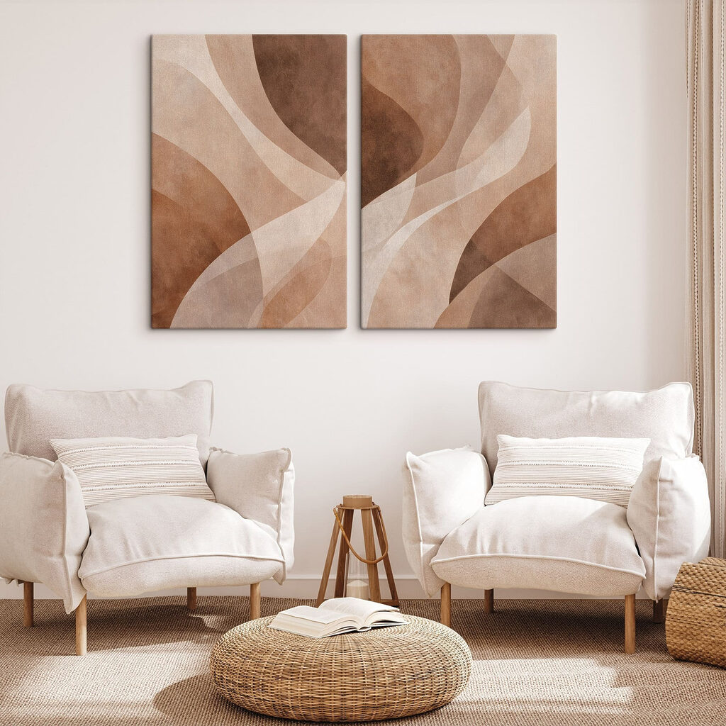 Fitas em tons terra — interior 1