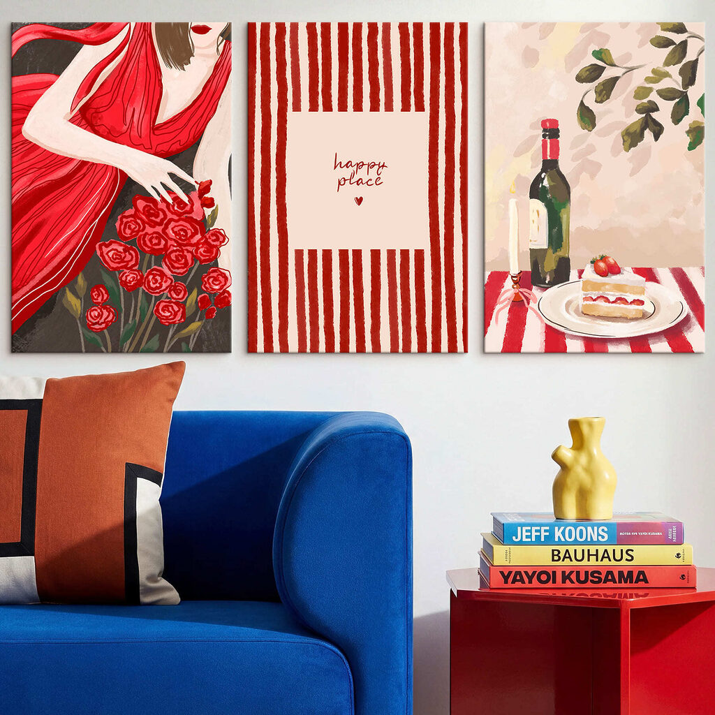 Colagem com vela — interior 1