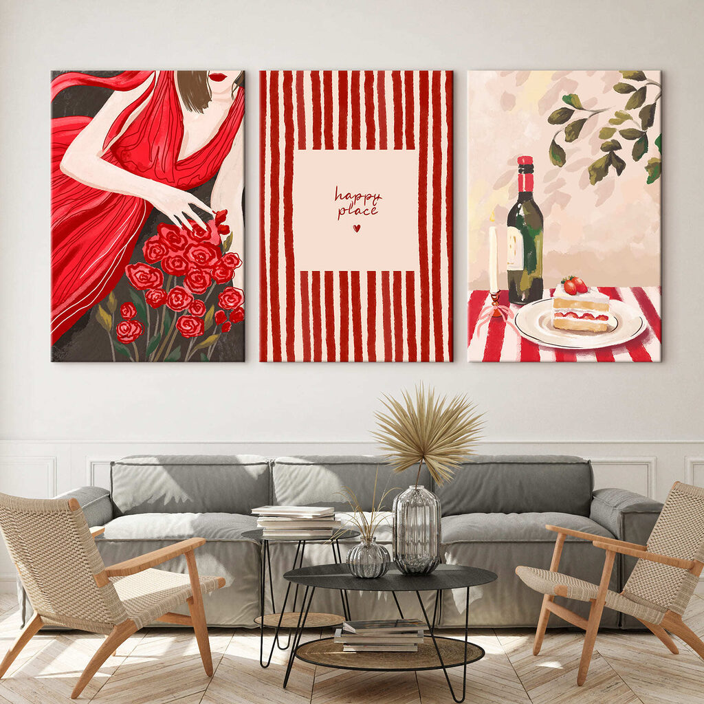 Colagem com vela — interior 2