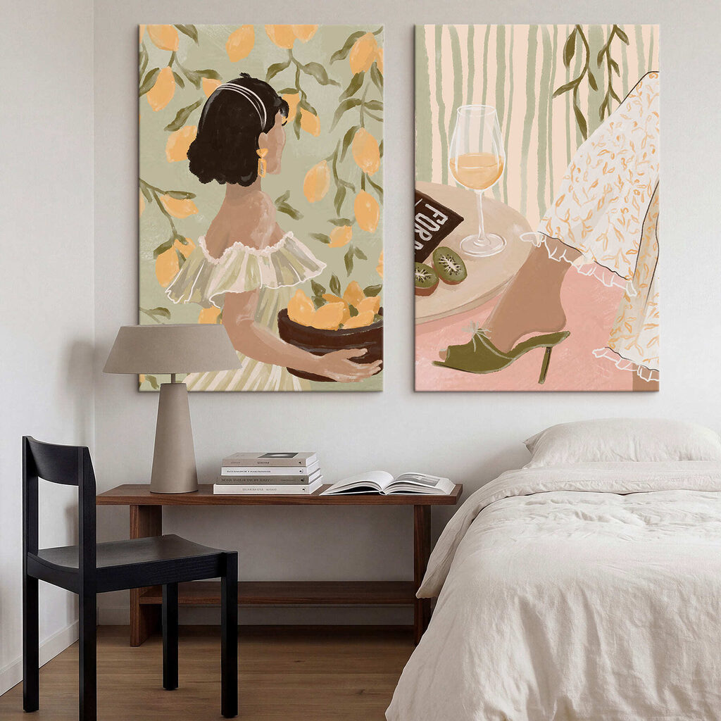 Mulher com limões — interior 2