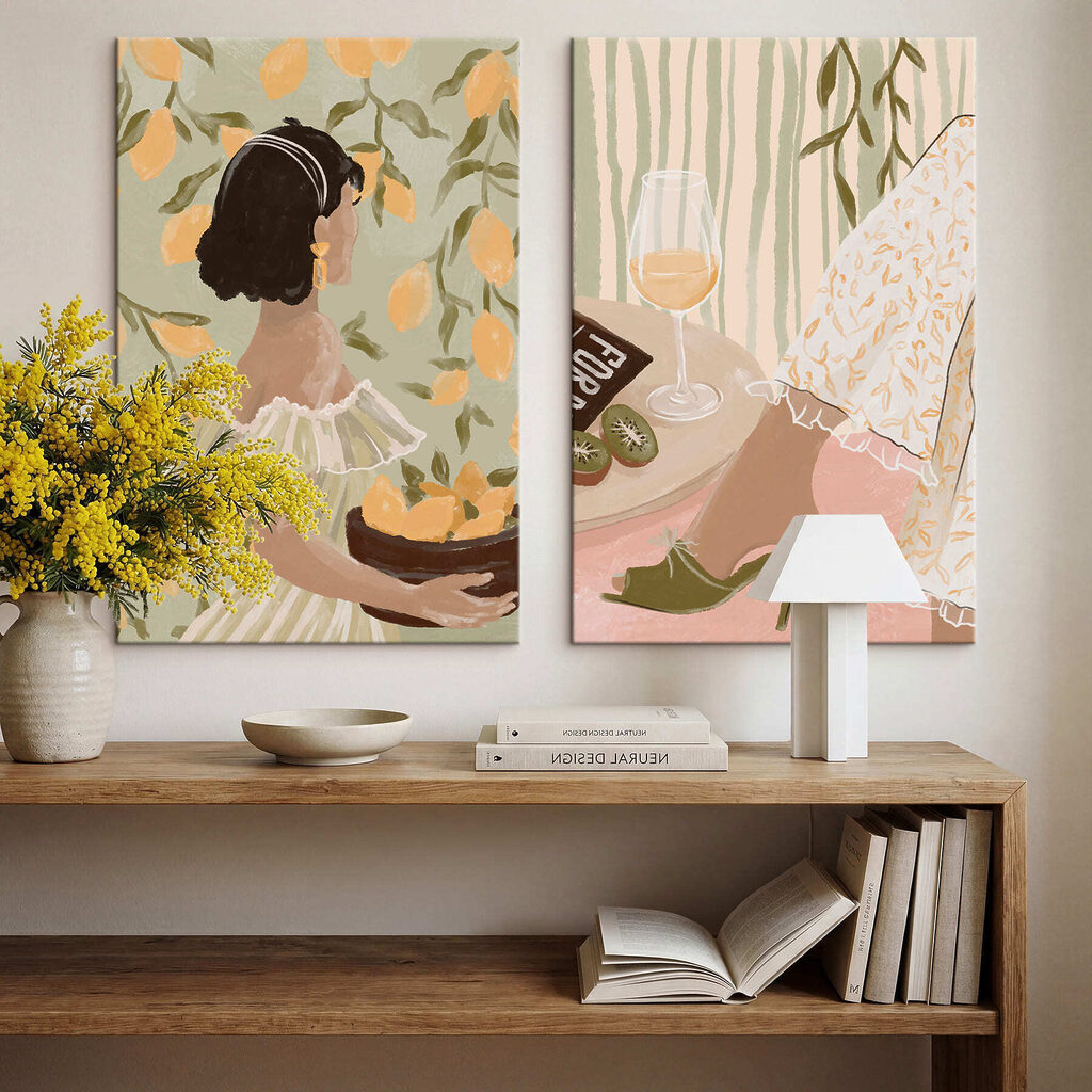 Mulher com limões — interior 1
