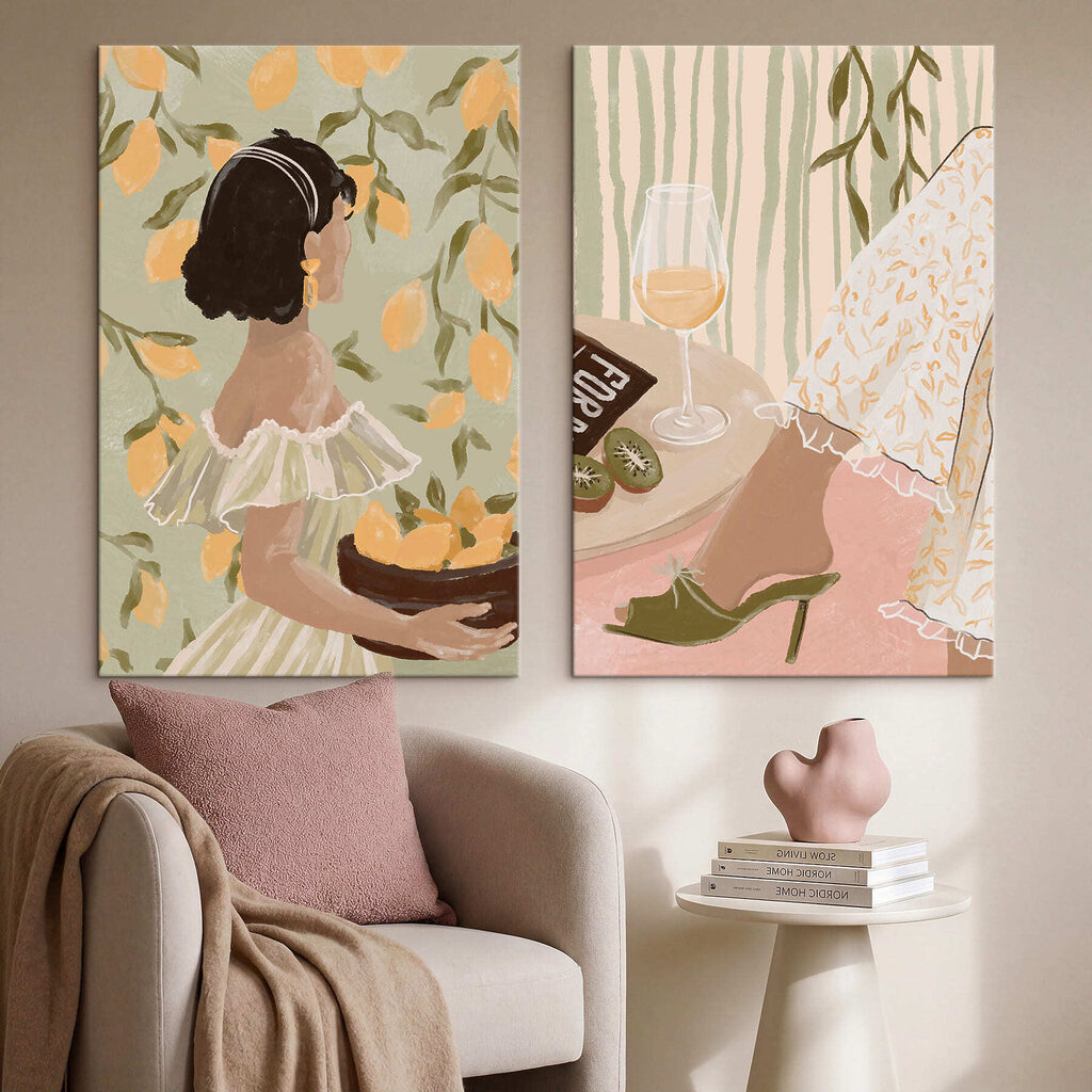 Mulher com limões — interior 3