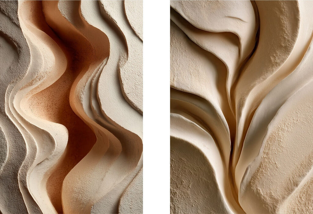 Curvas suaves e quentes — design completo