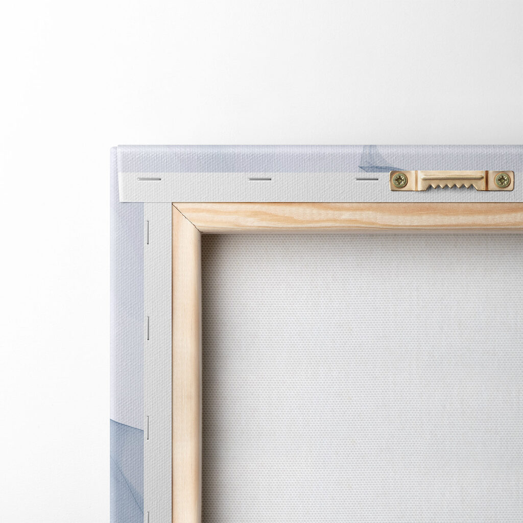 Folhas azuis transparentes — verso