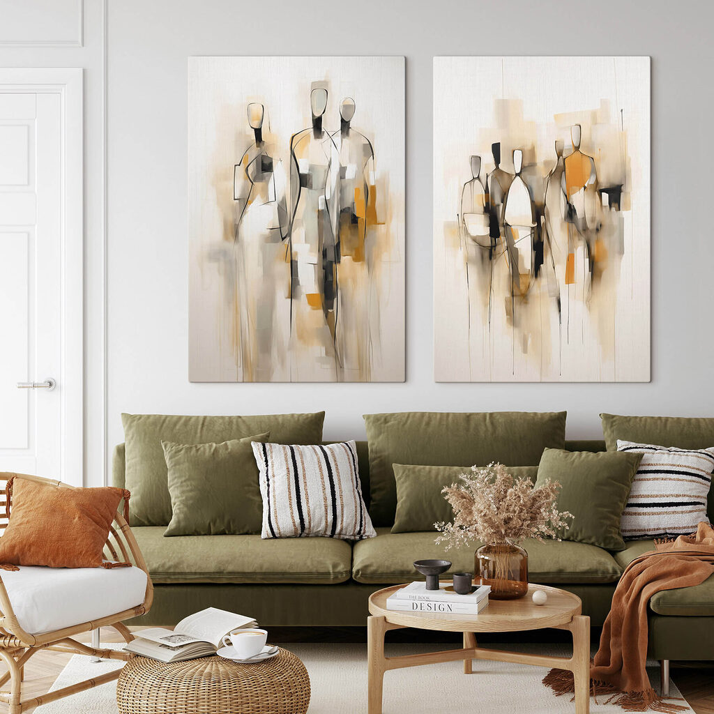 Pessoas em poses — interior 1