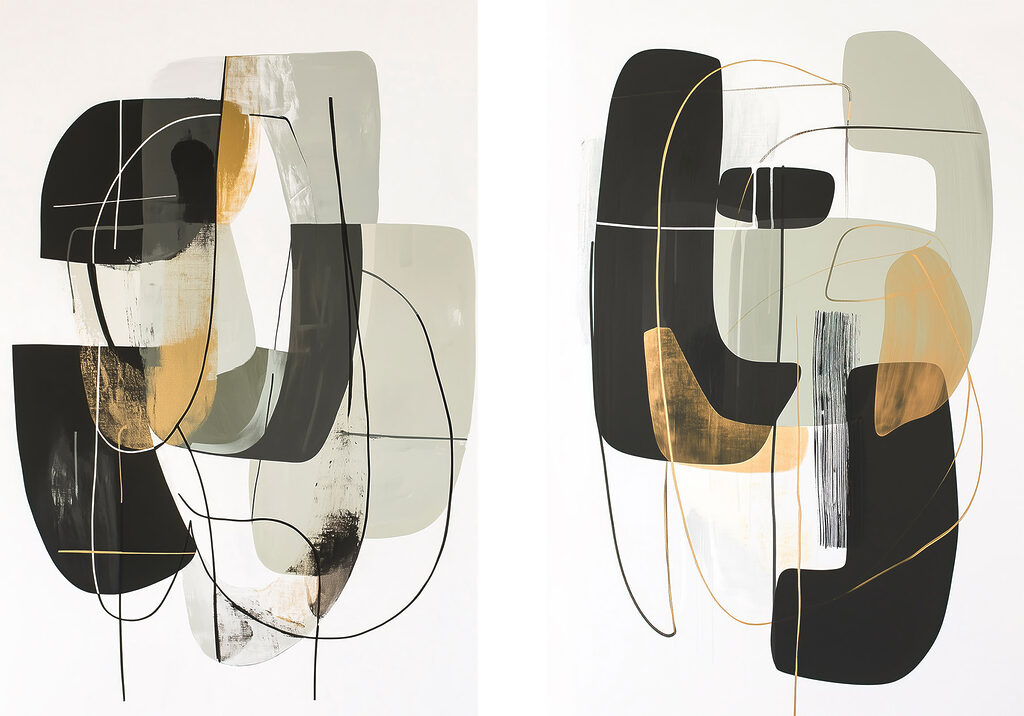 Formas e cores variadas — design completo