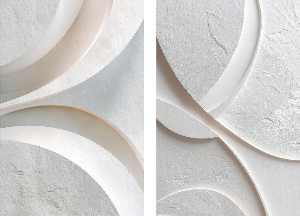 Curvas suaves e sombras — design completo