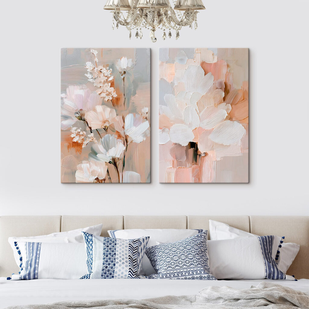 Flores em pinceladas largas — interior 1