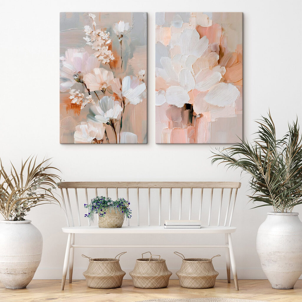 Flores em pinceladas largas — interior 2