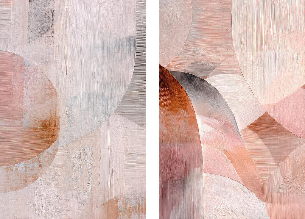 Faixas de cor transparentes — design completo
