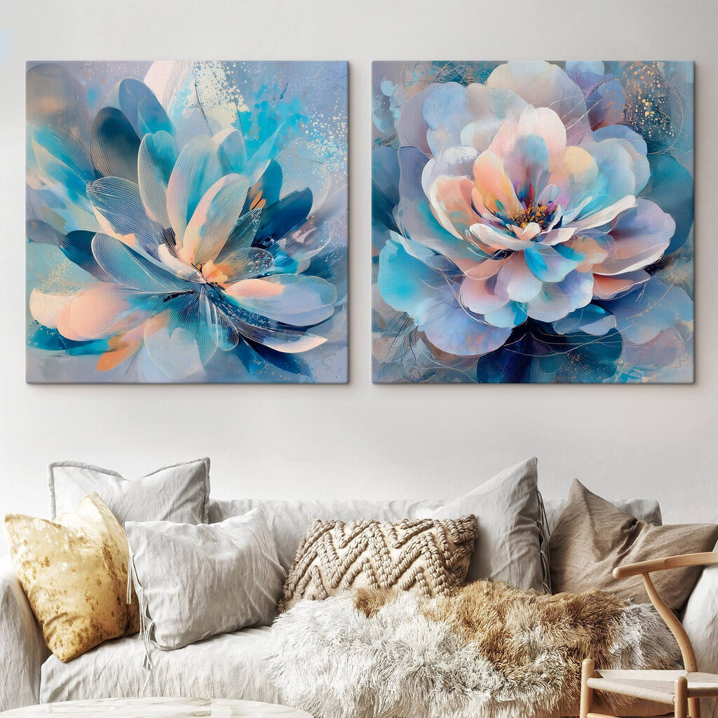 Flores azuis — interior 2