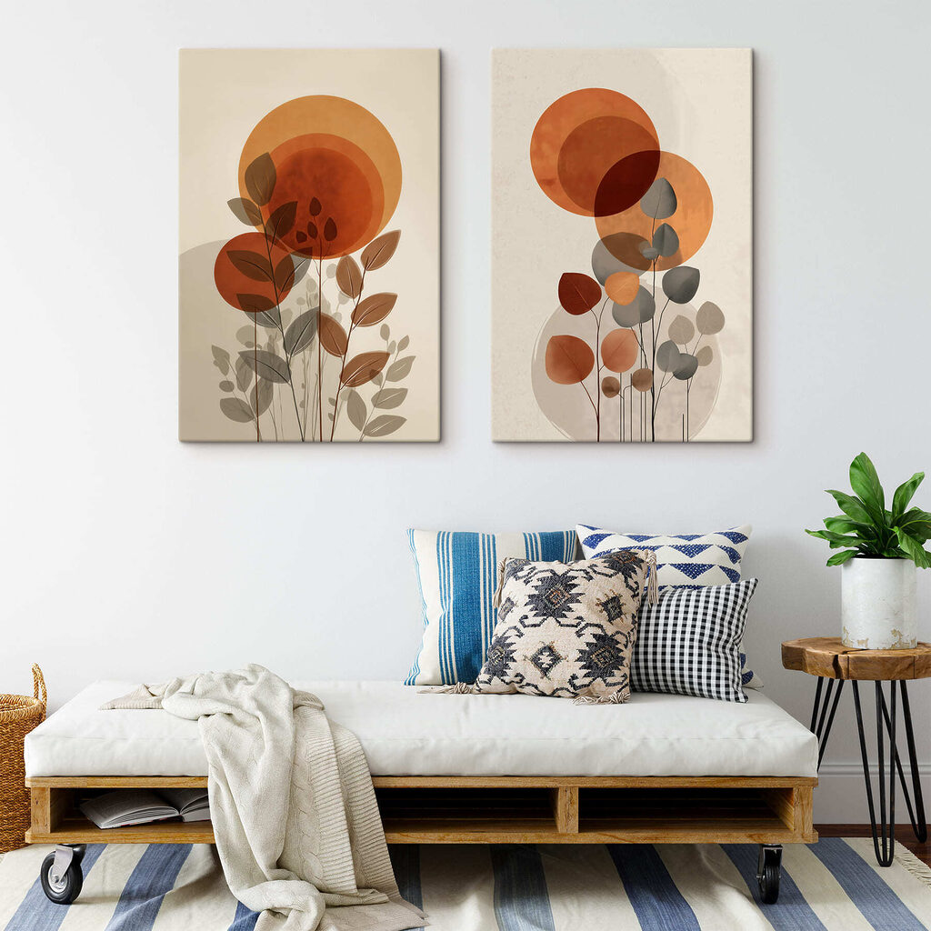 Círculos vivos com acentos — interior 1
