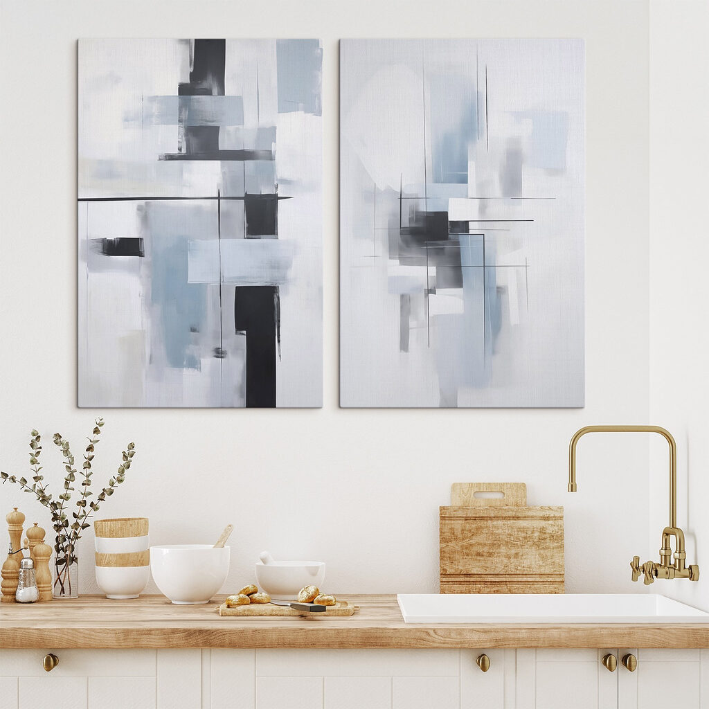 Blocos cinzentos e pretos — interior 1