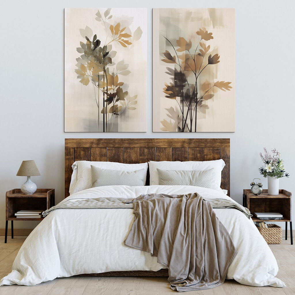 Flores e folhas — interior 1