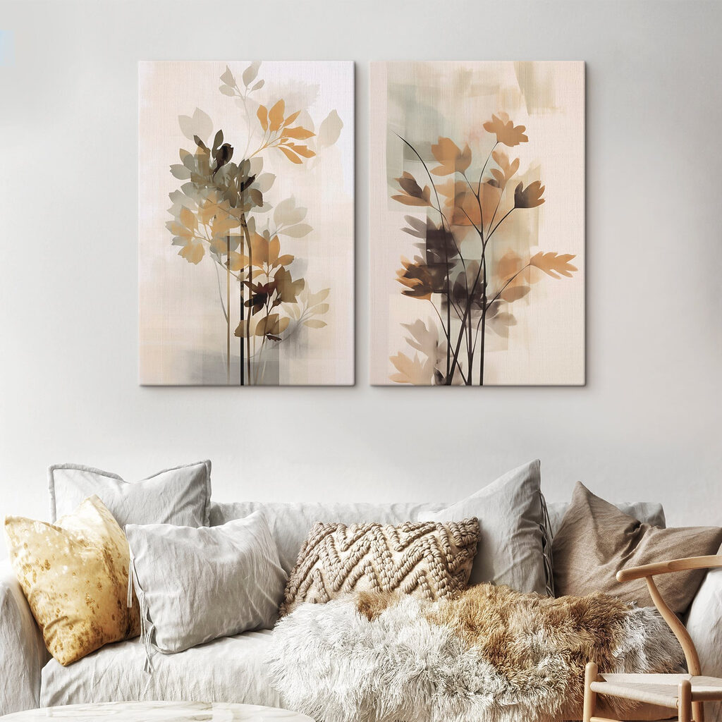 Flores e folhas — interior 2