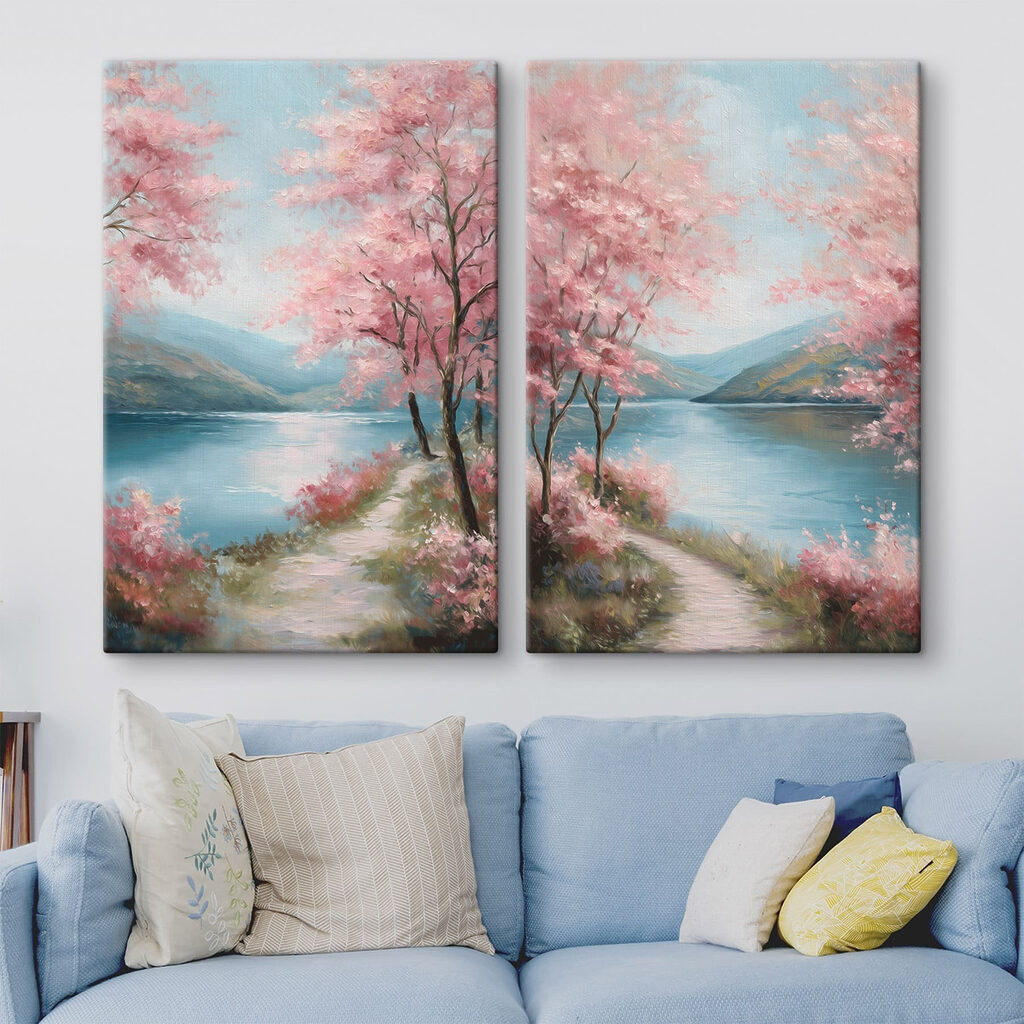 Caminho junto ao lago — interior 1