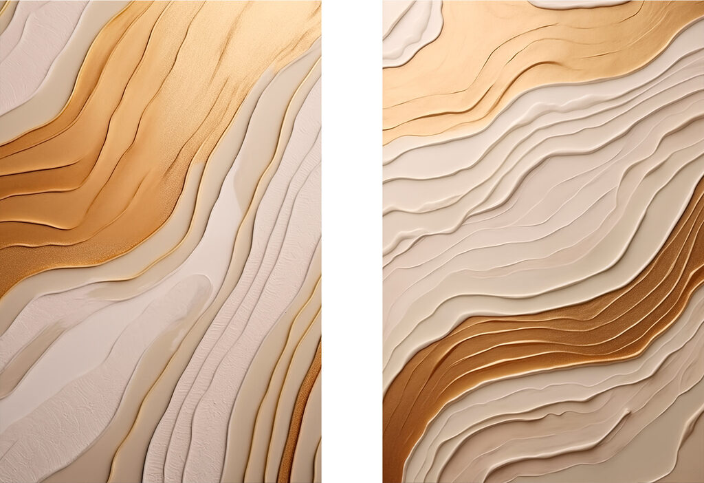 Tintas suaves em movimento — design completo