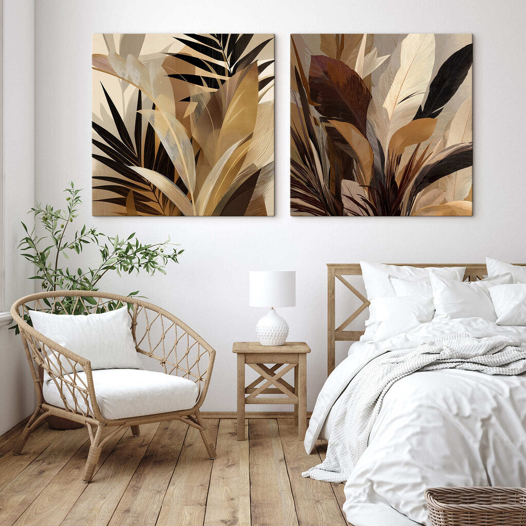 Folhas longas em ritmo — interior 2