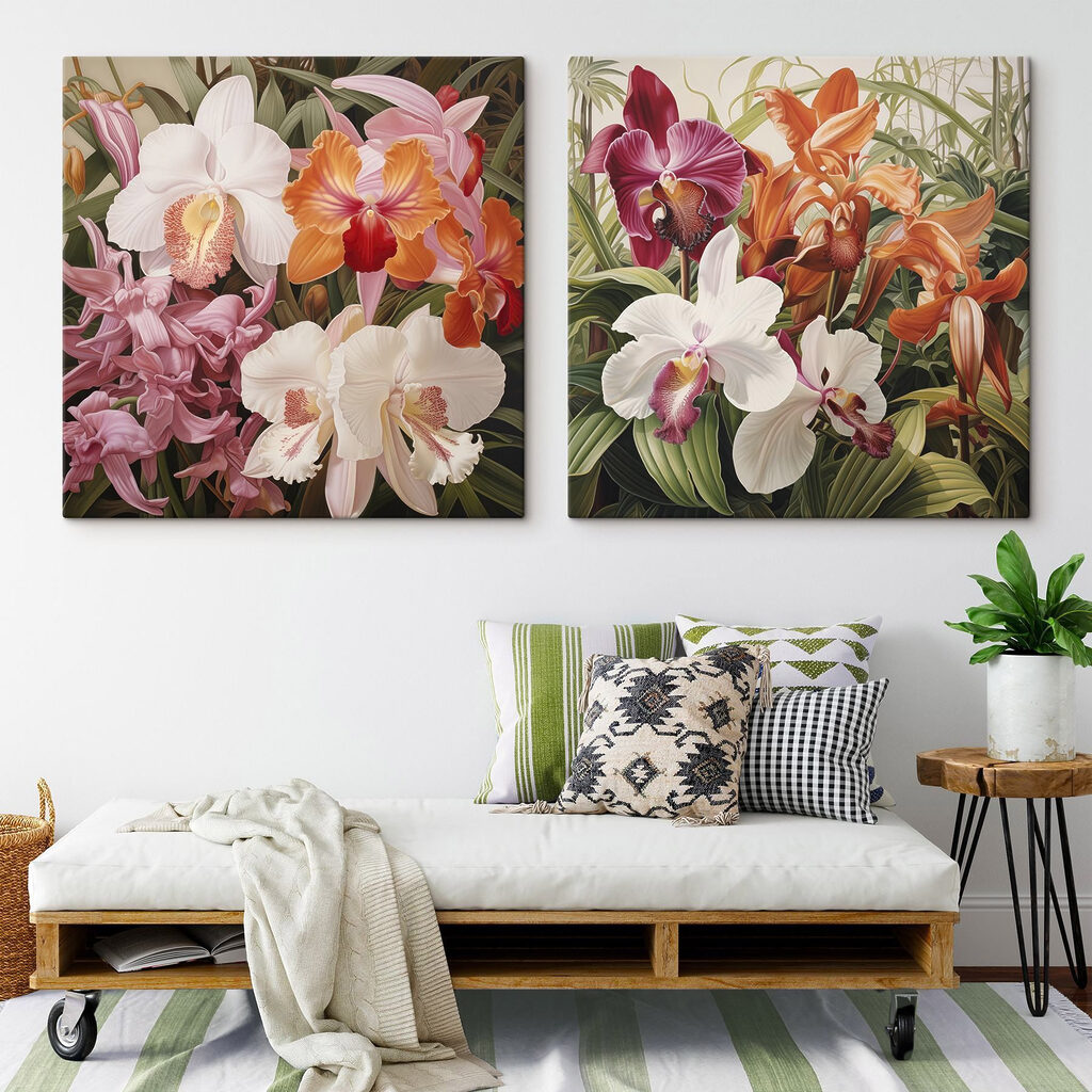 Orquídeas coloridas — interior 2