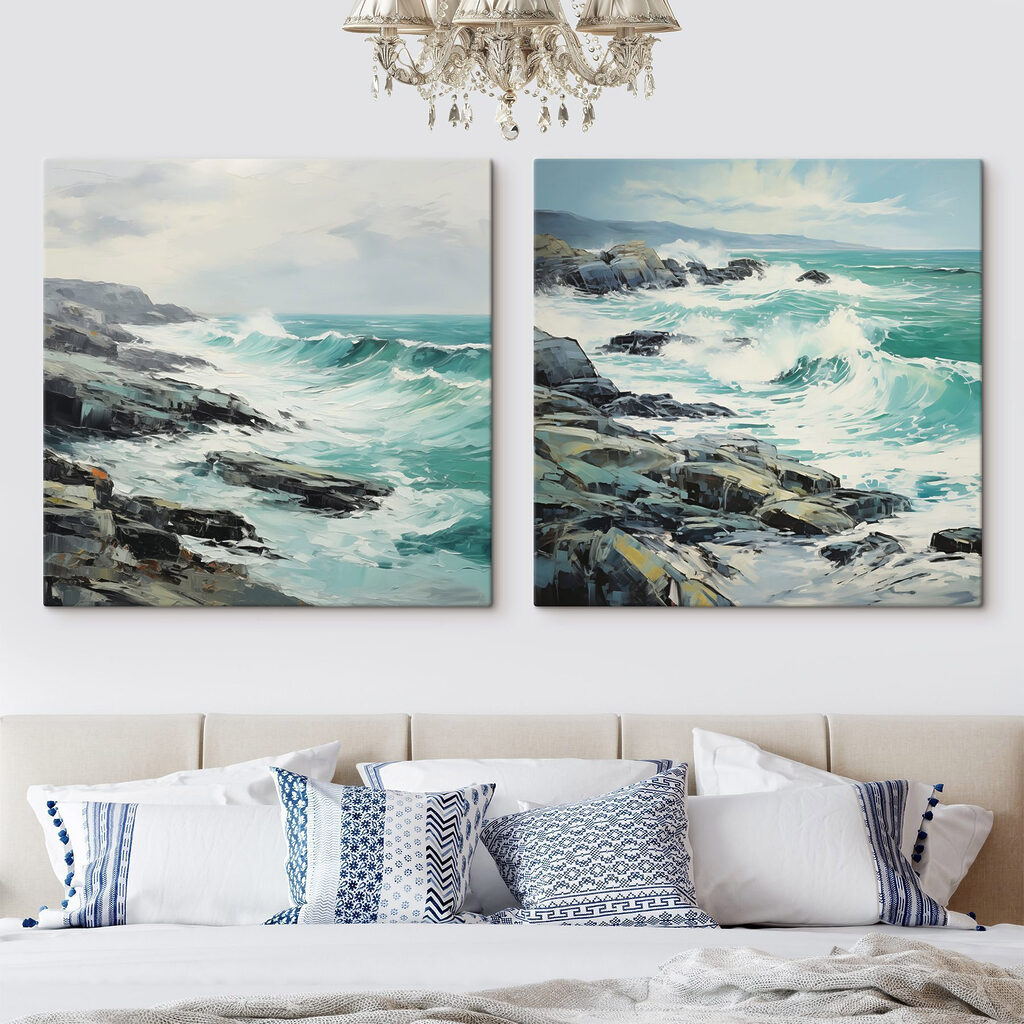 Ondas contra as rochas — interior 1