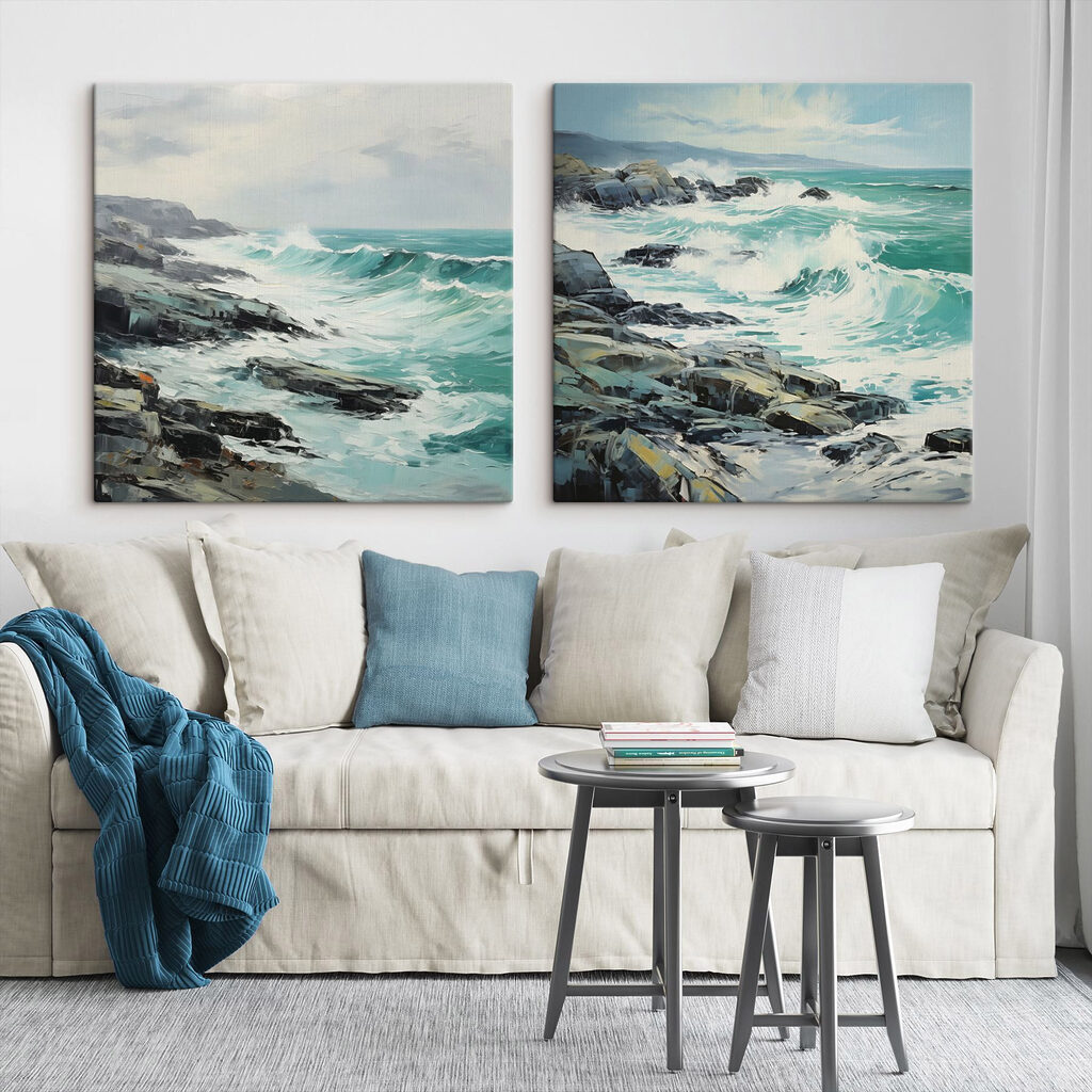 Ondas contra as rochas — interior 2