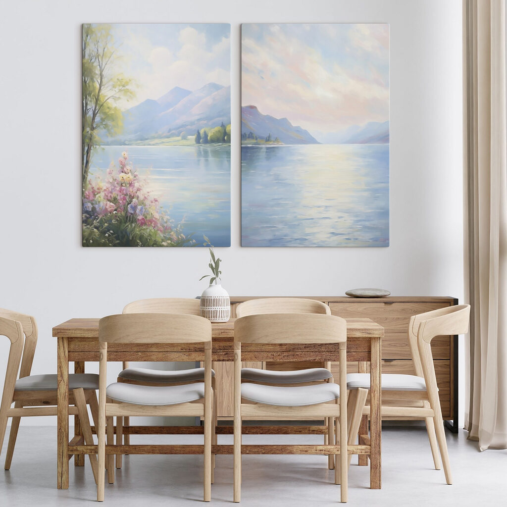 Lago e montanhas — interior 1