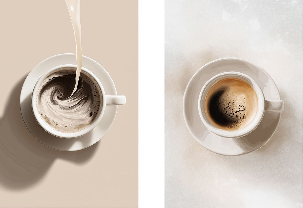 Redemoinhos de café — design completo