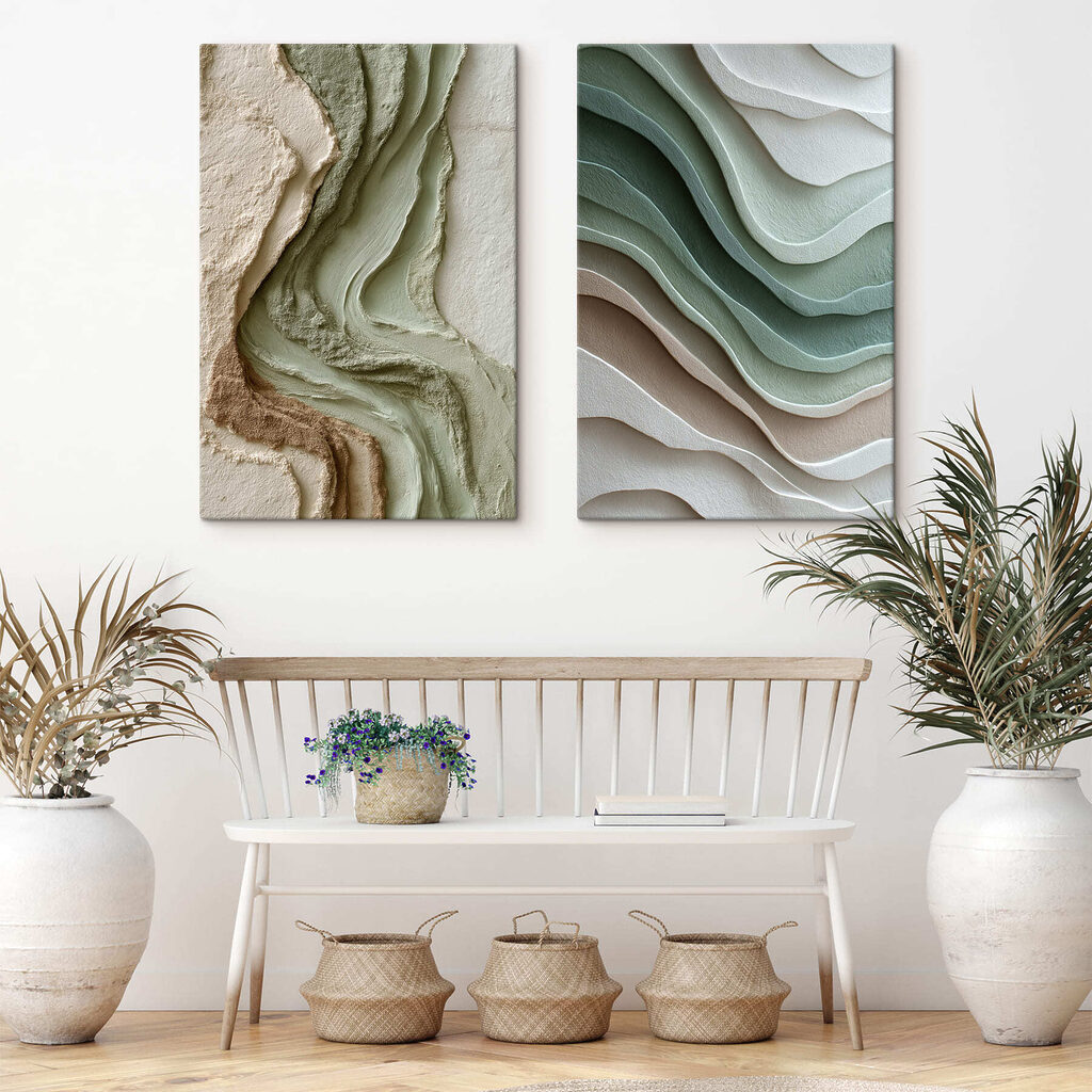 Ondas em camadas num interior
