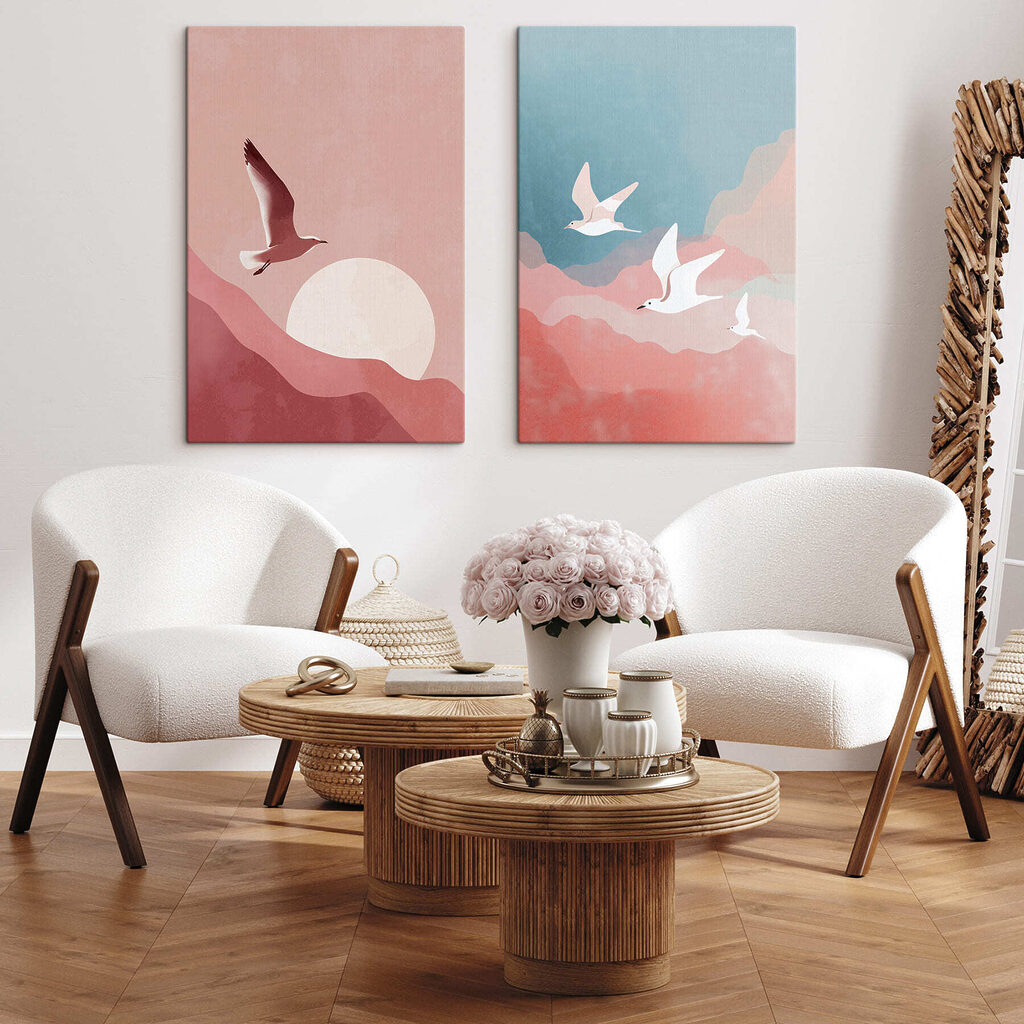 Dois pássaros no céu — interior 2