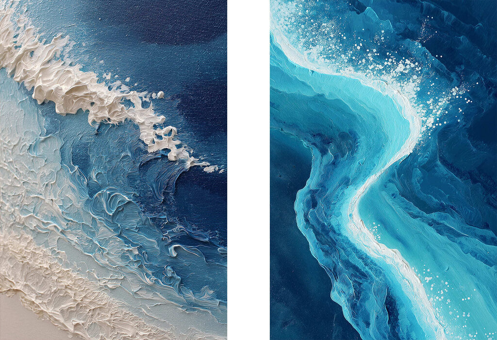 Correntes do oceano — design completo
