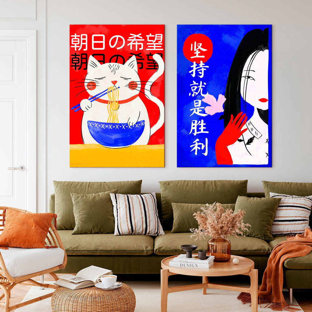 Gato e mulher — interior 2