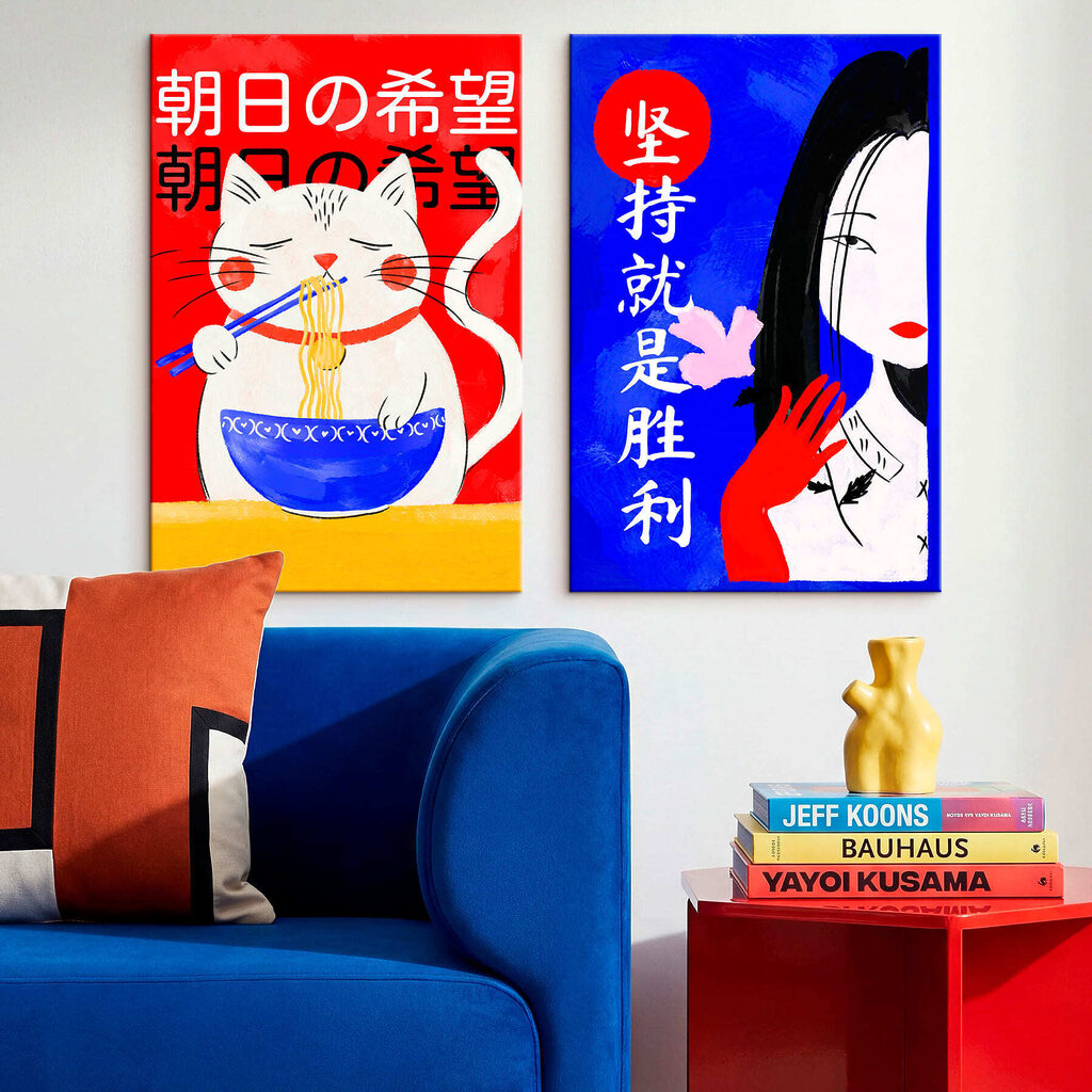 Gato e mulher — interior 1