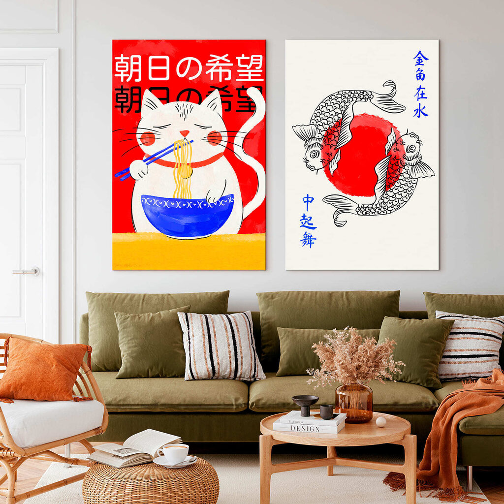 Gato e peixe — interior 3