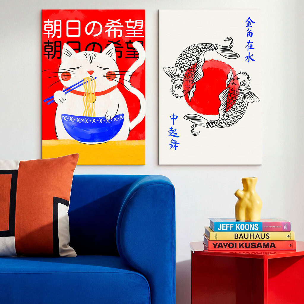 Gato e peixe — interior 2