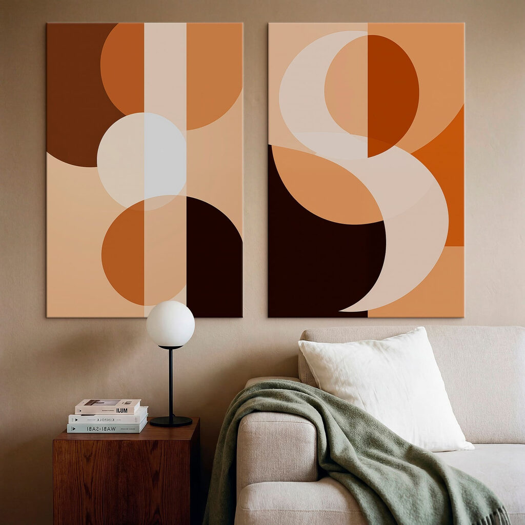 Formas abstratas quentes — interior 1
