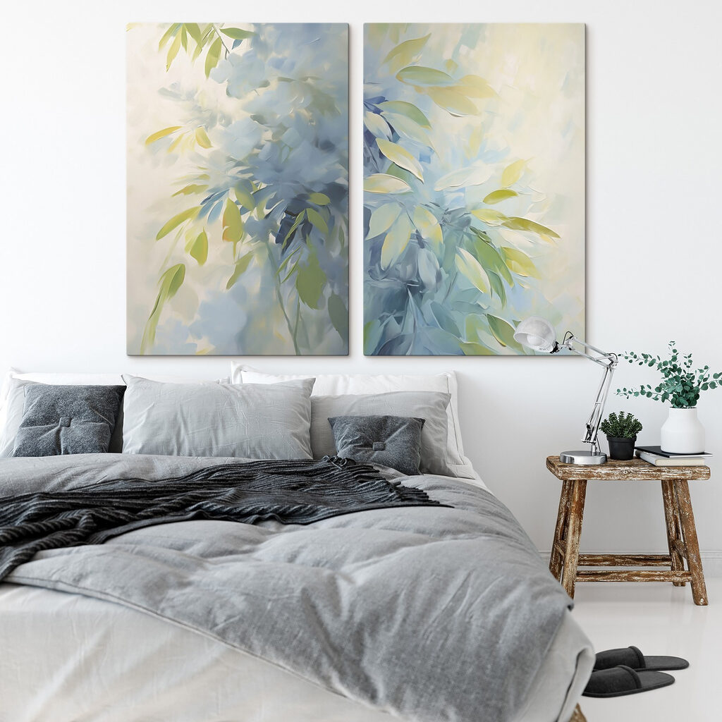 Folhas verdes e leves — interior 2