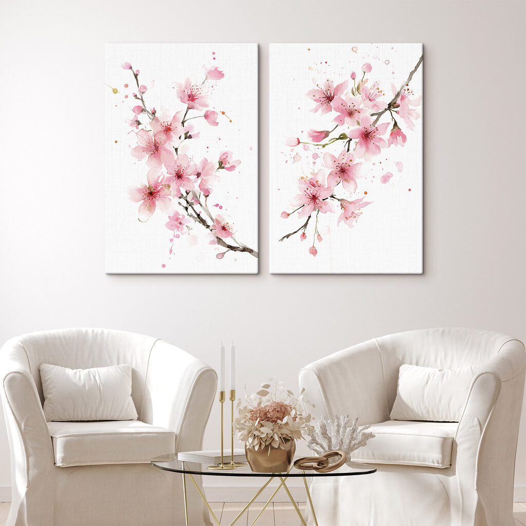 Ramos em flor rosa — interior 2