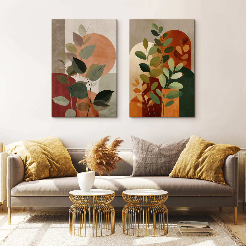 Sol entre folhas — interior 2