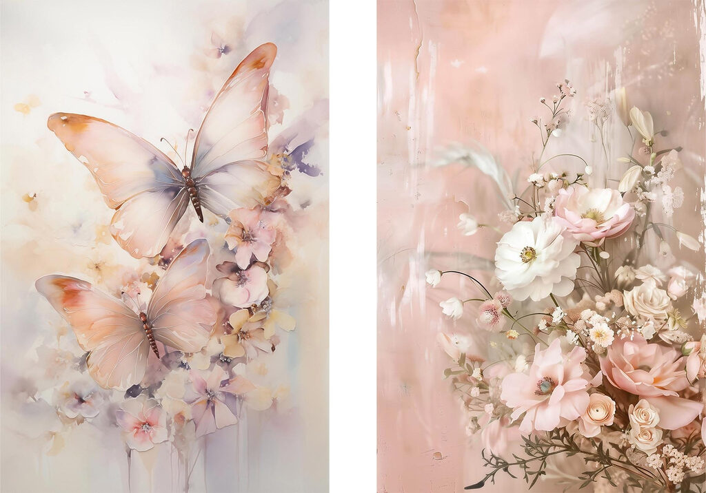 Borboleta no jardim — design completo