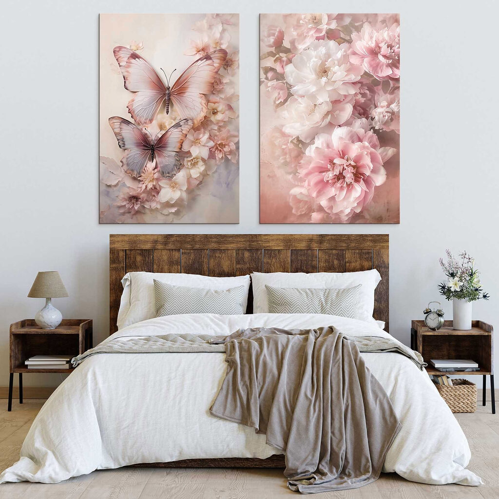 Borboletas entre flores — interior 2