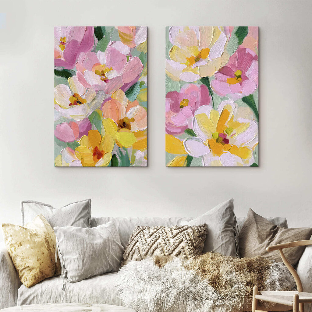 Flores em traços vivos — interior 1