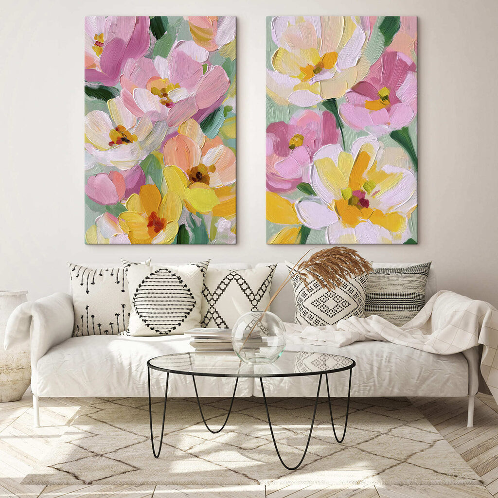 Flores em traços vivos — interior 2