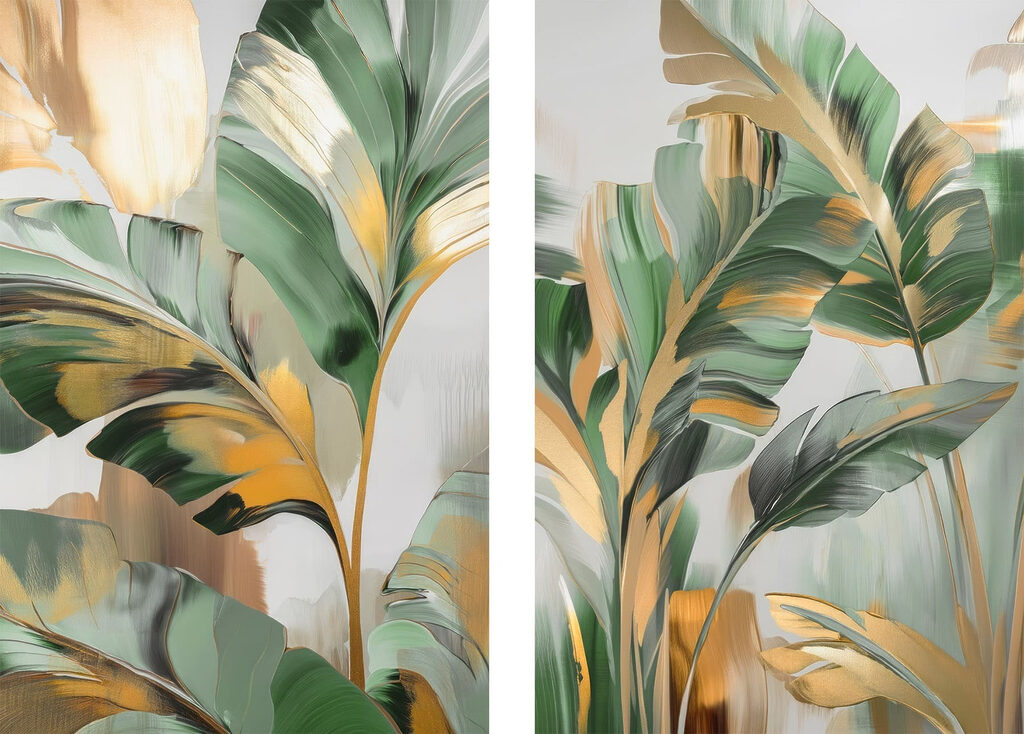 Folha tropical ao sol — design completo