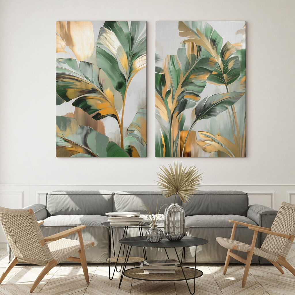 Folha tropical ao sol — interior 1