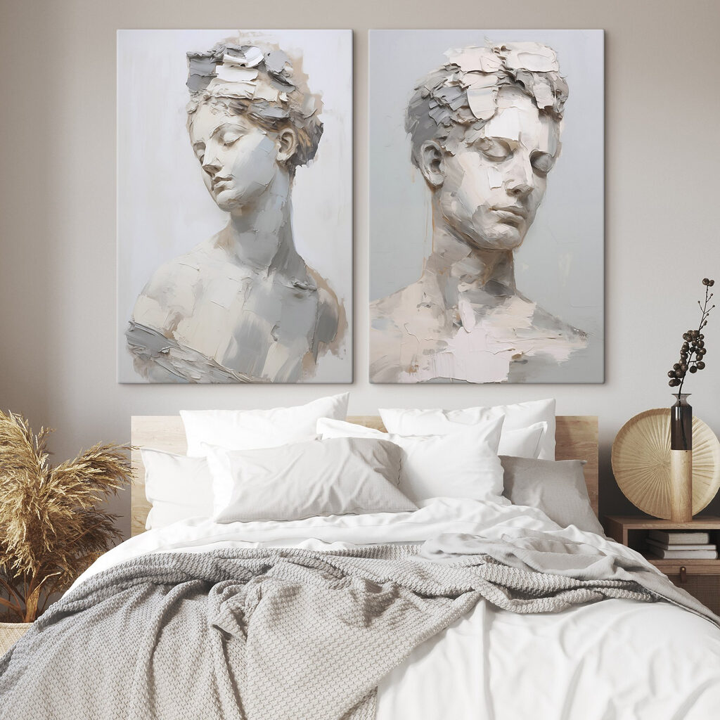 Rostos como escultura — interior 2